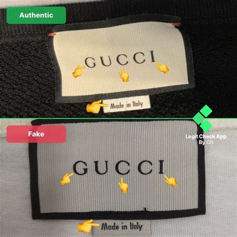 gucci blade real vs fake